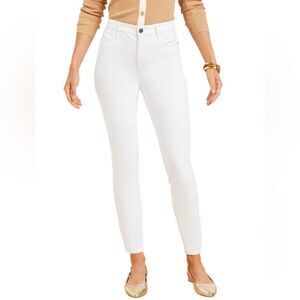 Talbots flawless five pocket jegging white denim size 10